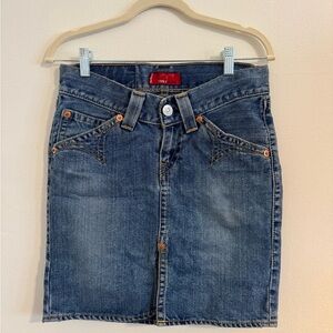 Levi's Classic Blue Jean Skirt
